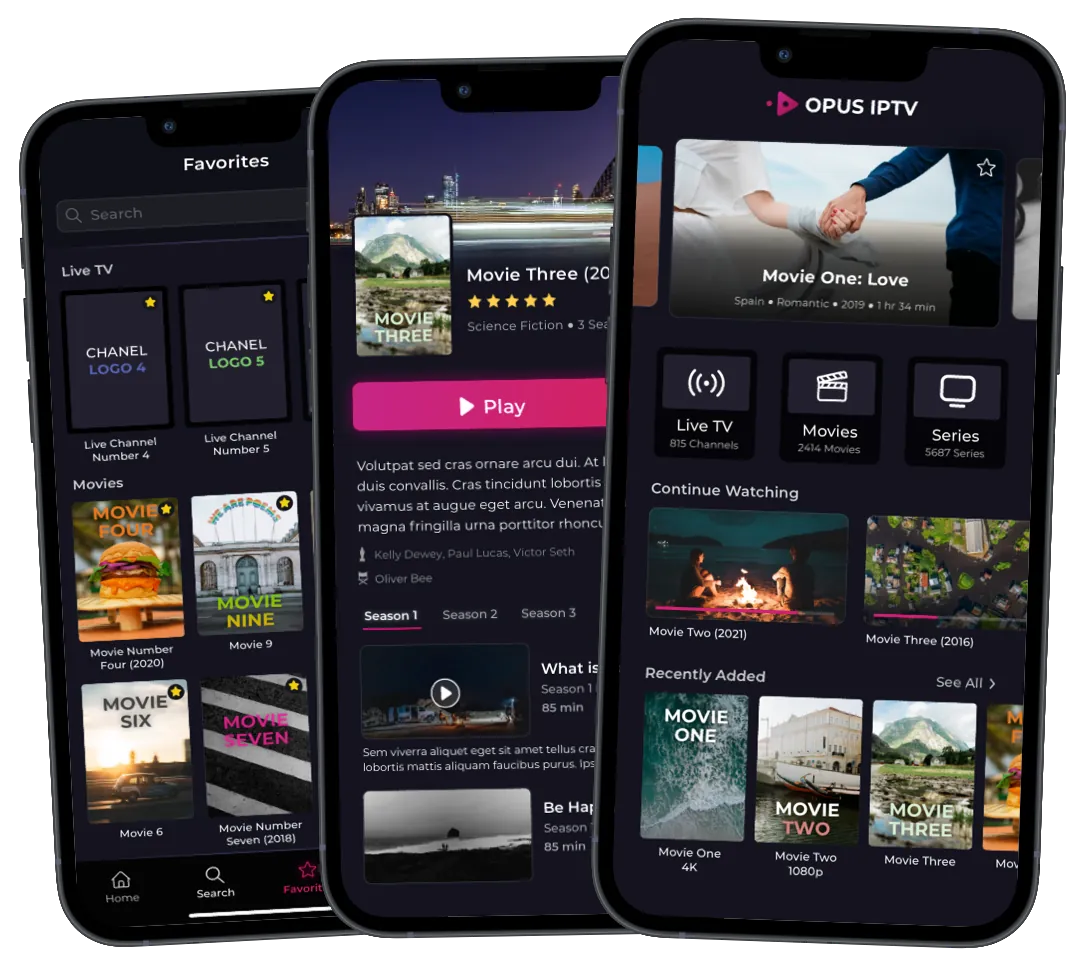 Opus Media Player Example UI
